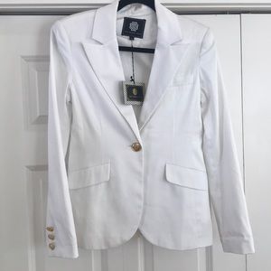 Two Penny Blue white blazer